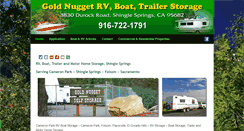 Desktop Screenshot of gold-nugget-rv-boat-storage.com