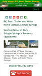 Mobile Screenshot of gold-nugget-rv-boat-storage.com
